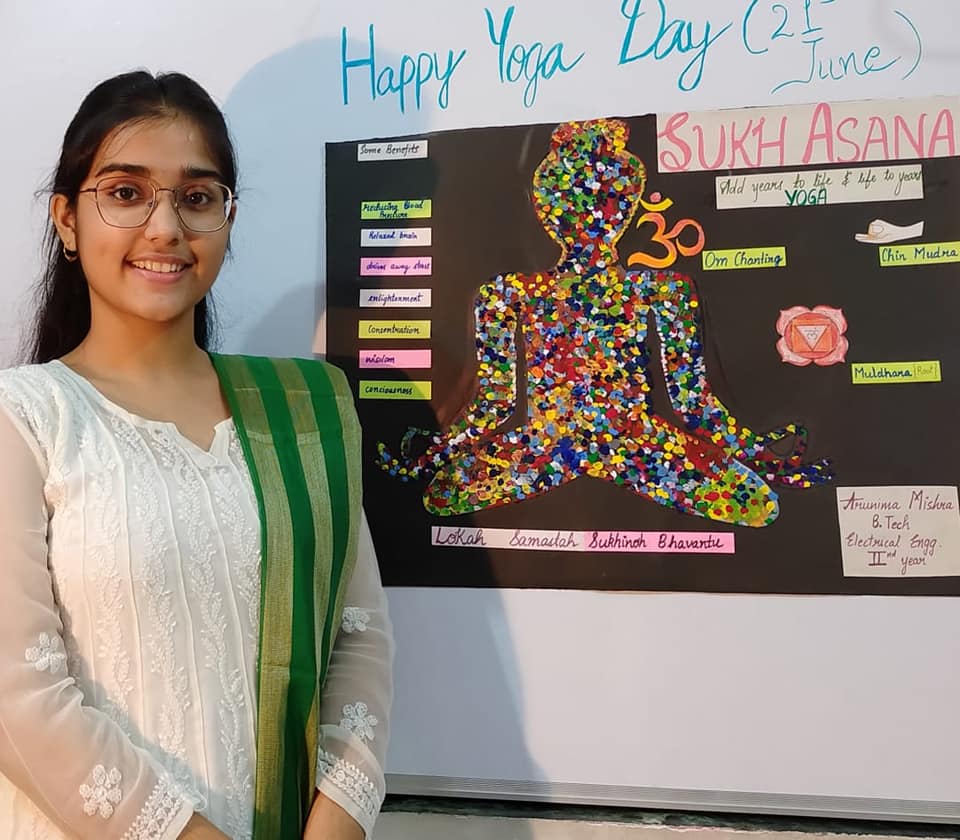 Handmade Poster Competition on Different ASANAS OF YOGA – Goel