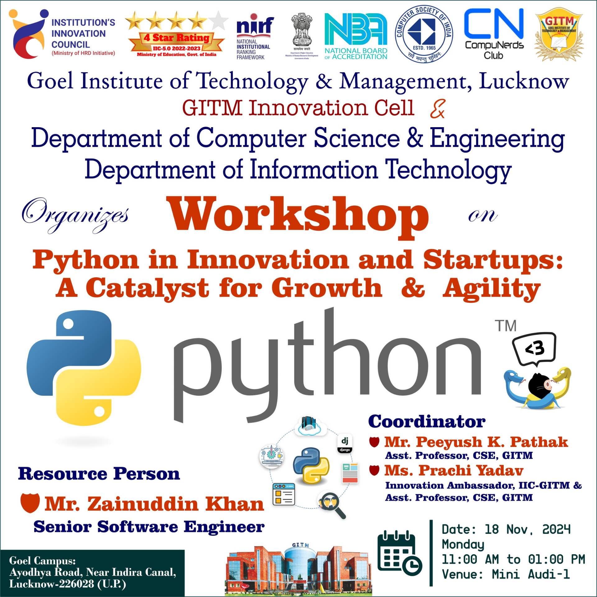 Python in Innovation and Startups, From Idea to Innovation